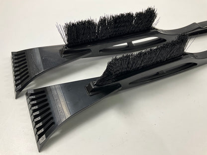 (2) Hopkins 19513 22'' Super Deluxe Snowbrush W/ Bear Claw Ice Scraper BLACK