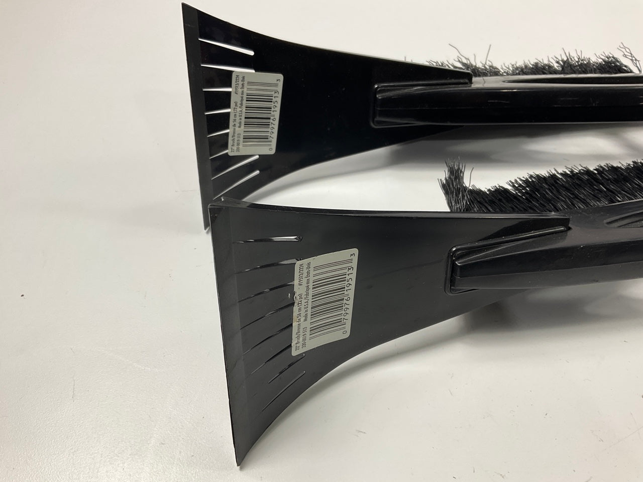 (2) Hopkins 19513 22'' Super Deluxe Snowbrush W/ Bear Claw Ice Scraper BLACK