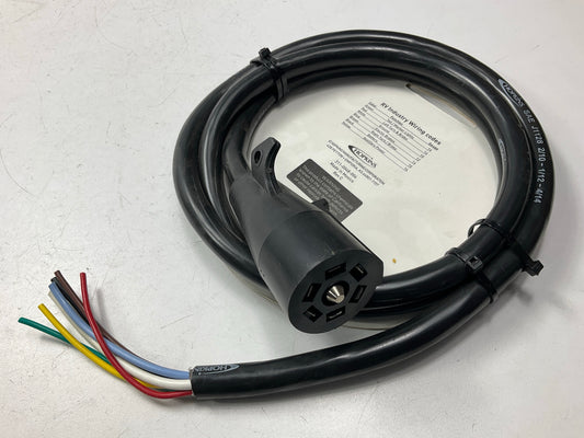Hopkins 20244 Heavy Duty 7 Blade RV Standard 6' Jacketed Cable Connector