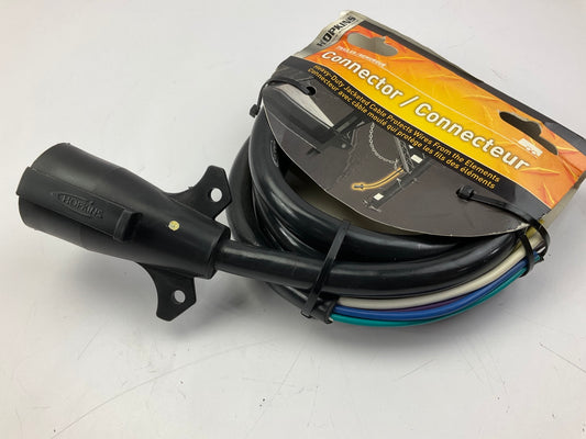 Hopkins 20245  7 Terminal 6' Tow Harness Jacketed Trailer Cable Connector