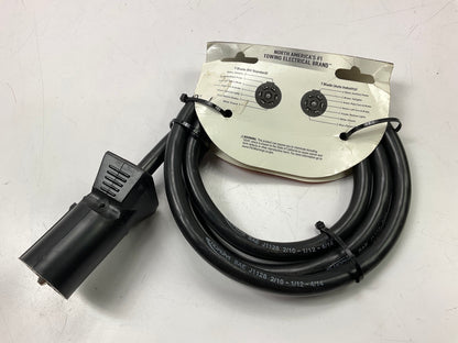 Hopkins 20285 LED Test 7-Blade Molded Connector With Cable, SAE Wiring 6'