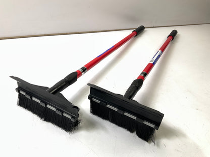 (2) Hopkins 2610XB SubZero 48'' Red Extendable Snow Brush Broom Scraper