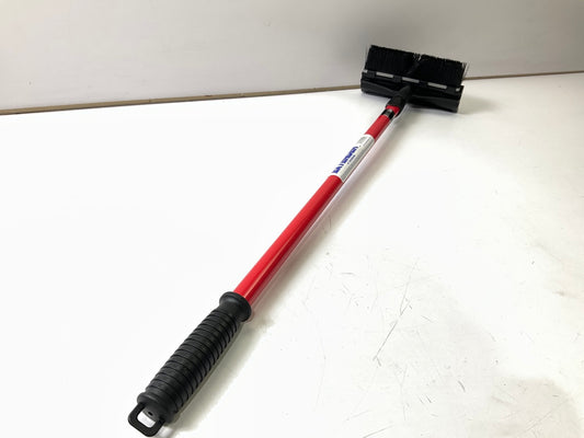 (2) Hopkins 2610XB SubZero 48'' Red Extendable Snow Brush Broom Squeegee