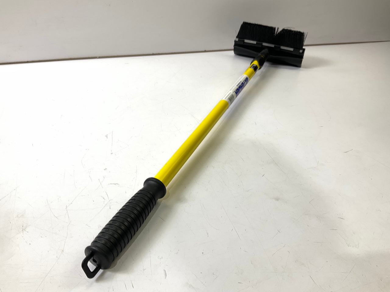 (2) Hopkins 2610XB SubZero 48'' Yellow Extendable Snow Brush Broom Squeegee