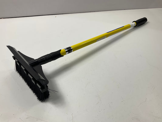 Hopkins YELLOW SubZero 48'' Extendable Telescopic Snow Brush Broom + Squeegee
