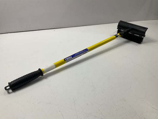 Hopkins YELLOW SubZero 48'' Extendable Telescopic Snow Brush Broom + Squeegee