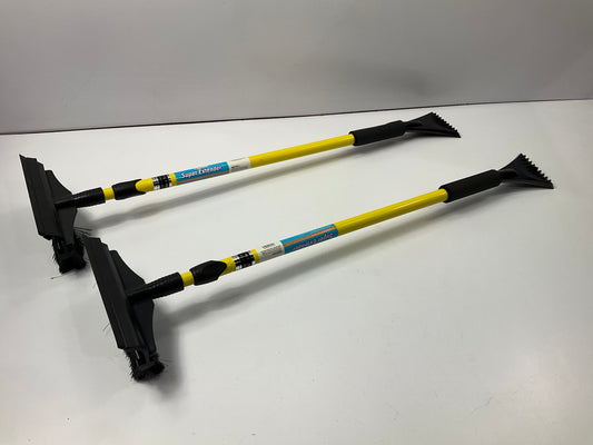 (2) Hopkins 2610XM SubZero 52'' Telescoping Snow Brush Scraper With Ice Chisel