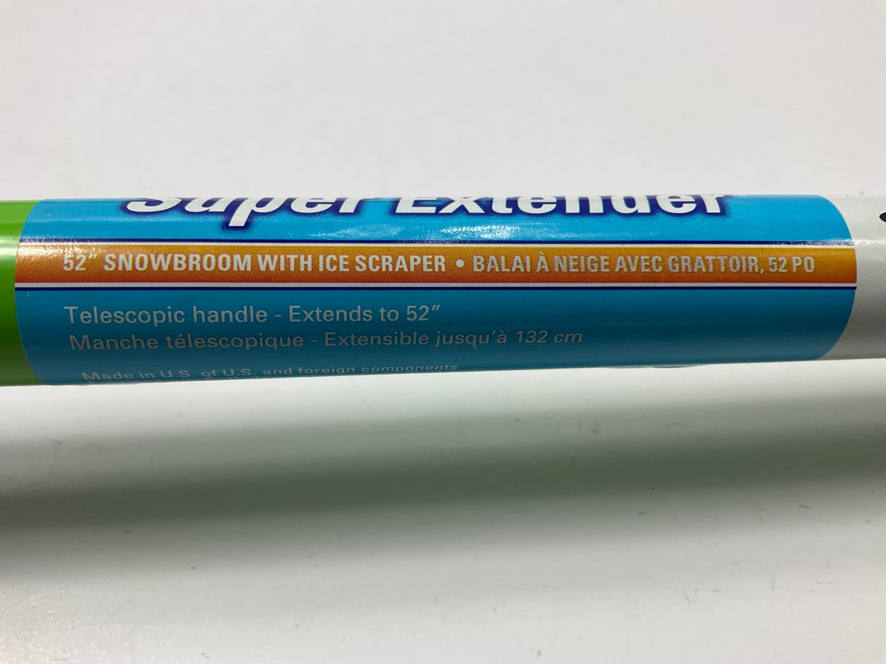 (2) Hopkins 2610XM SubZero 52'' Telescoping Snow Brush Ice Chisel Scraper GREEN