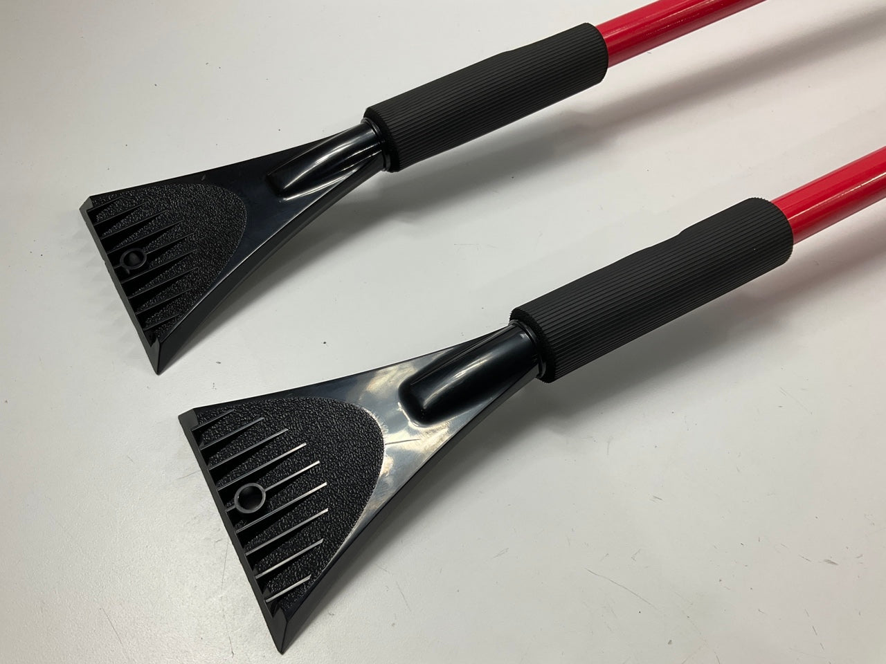 (2) Hopkins 2610XM SubZero 52'' Telescoping Snow Brush Ice Chisel Scraper RED
