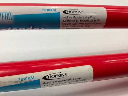 (2) Hopkins 2610XM SubZero 52'' Telescoping Snow Brush Ice Chisel Scraper RED