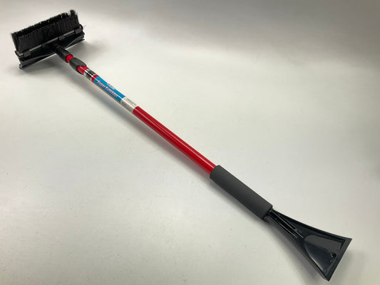 Hopkins 2610XM RED SubZero 52'' Telescoping Snow Brush Scraper With Ice Chisel