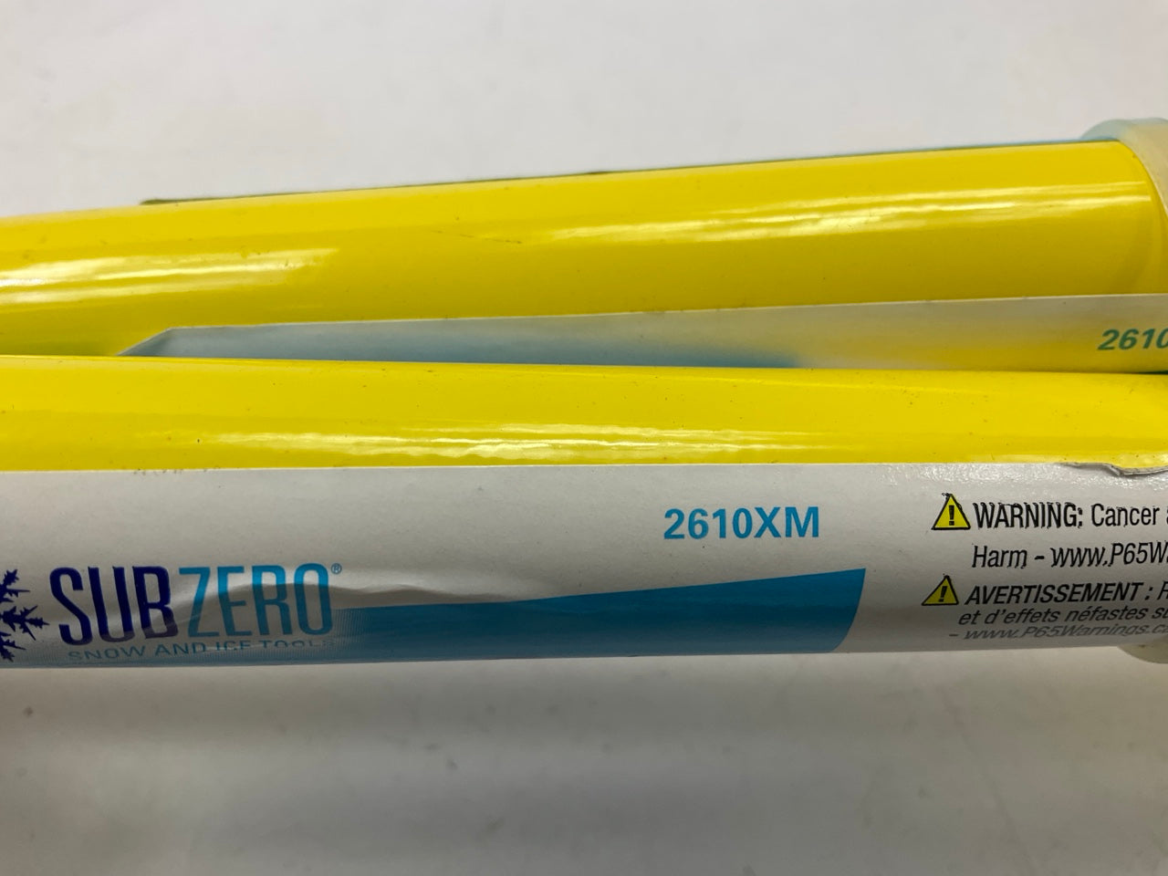 (2) Hopkins YELLOW SubZero 52'' Telescope Snow Brush Ice Scraper With Ice Chisel