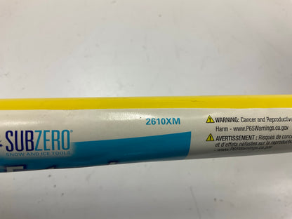 Hopkins YELLOW SubZero 52'' Telescope Snow Brush Ice Scraper With Ice Chisel