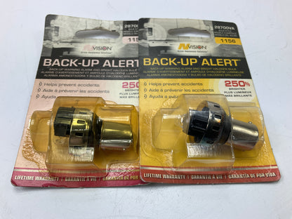 PAIR - Hopkins 28700VA Back-up Alert Warning Alarm & Light Bulb, 1156 Bulb Style