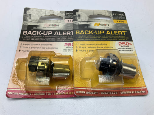 PAIR - Hopkins 28700VA Back-up Alert Warning Alarm & Light Bulb, 1156 Bulb Style