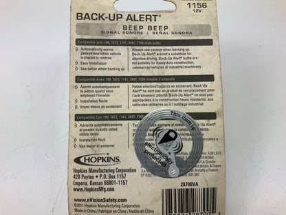 PAIR - Hopkins 28700VA Back-up Alert Warning Alarm & Light Bulb, 1156 Bulb Style
