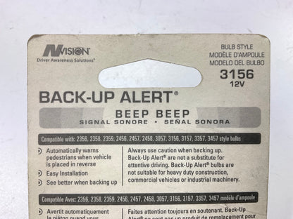 (2) Hopkins 28701VA Back Up Alarm Alert With Audible / Halogen Warning 3156 BULB