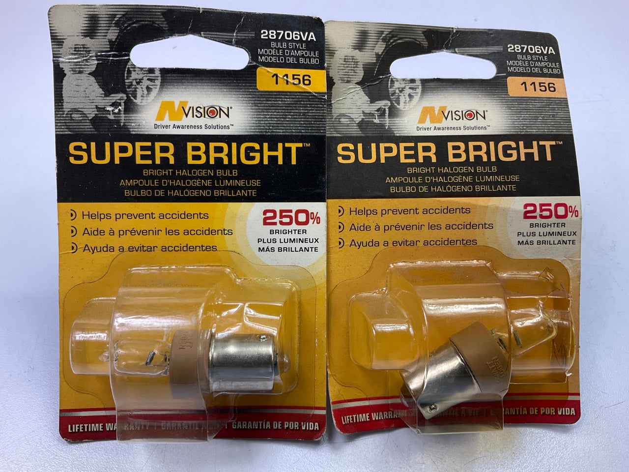 (2) Hopkins 28706VA Super Bright Back Up Halogen Lamp Light Bulb (1156)