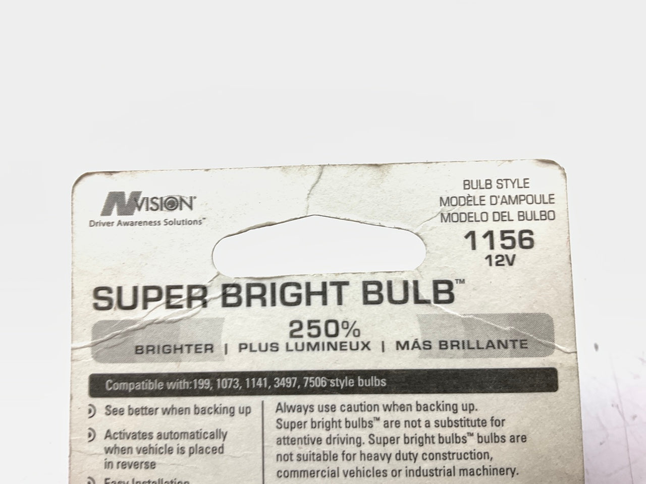 Hopkins 28706VA Super Bright Back Up Halogen Lamp Light Bulb (1156)