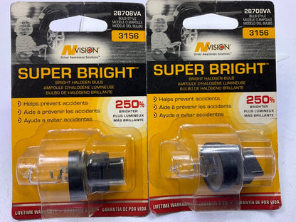 (2) Hopkins 28708VA Super Bright Halogen Light Lamp Bulbs, Replaces Bulb # 3156