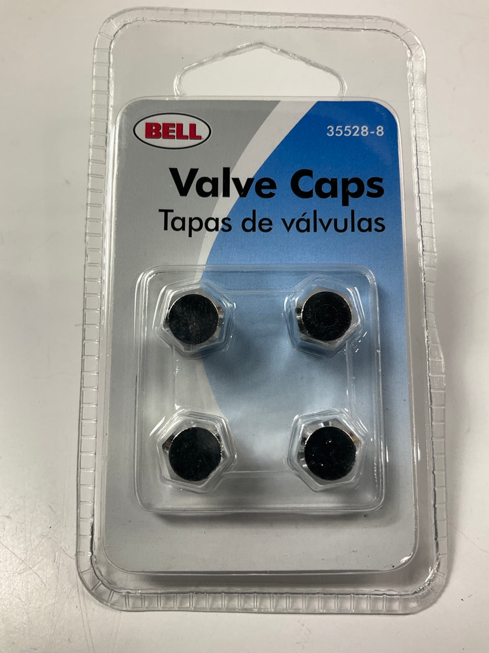 SET Of 4 - Hopkins 35528-8 BELL Tire Wheel Valve Caps