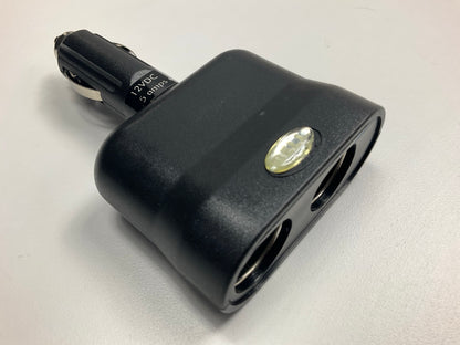 Hopkins 39010-8 Double Socket Adapter Splitter 12V Auto Power Outlets 2 From 1