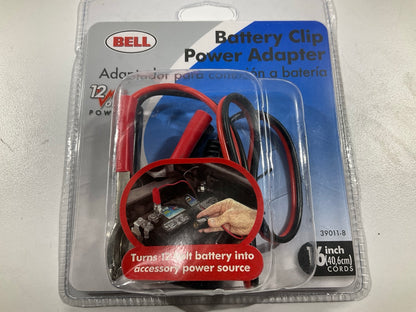 Hopkins 39011-8 Battery Clip Power Adapter, 5A, 12V Output, 16'' Cable