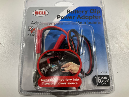 Hopkins 39011-8 Battery Clip Power Adapter, 5A, 12V Output, 16'' Cable