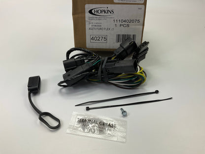 Hopkins 40275 Plug-In Simple Vehicle To Trailer Wiring Harness 2009-19 Ford Flex
