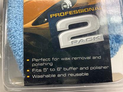 Hopkins 40406AS Microfiber Polishing Buffing Pad Bonnet 5-6'' - 2 Pack