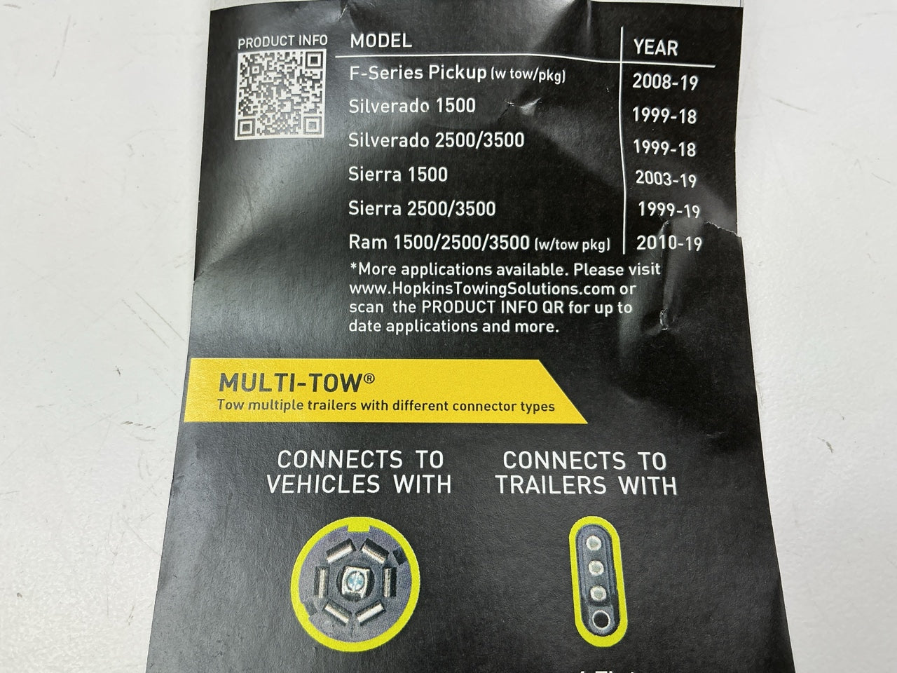 Hopkins 40950 Multi-Tow 7 Blade And 4 Flat Vehicle Wiring Trailer Connector