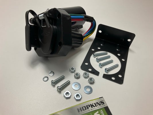 Hopkins 40965 Universal Multi-Tow Vehicle Trailer Wiring Kit, 7 Blade & 4 Flat