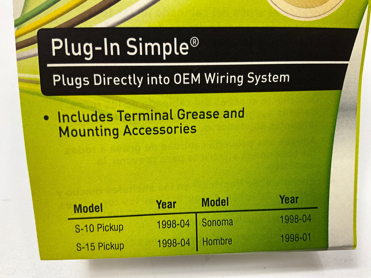 Hopkins 41135 Plug-In Simple Vehicle To Trailer Wiring Harness 98-04 S10, Sonoma