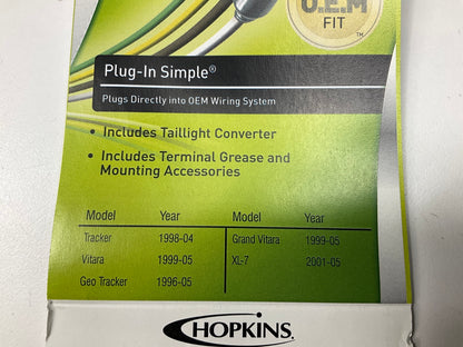 Hopkins 41245 Plug-In Simple Vehicle To Trailer Wiring Harness