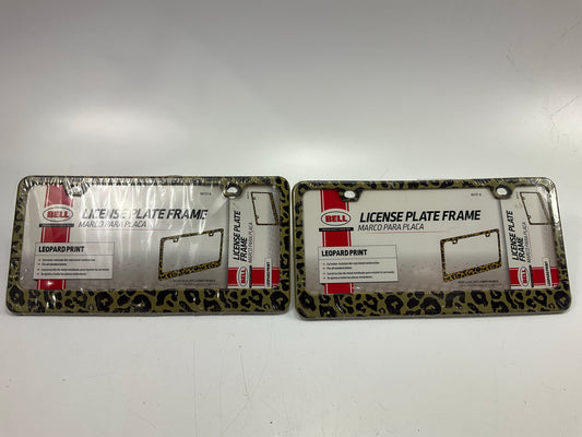 (2) Hopkins 46727-8 Leopard Print License Plate Frame