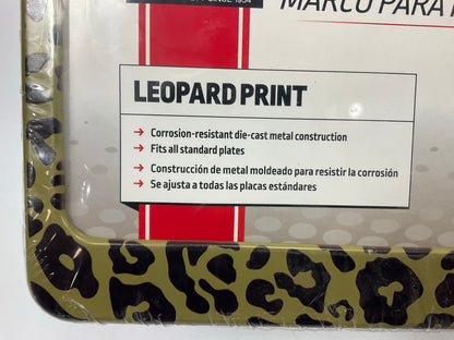 (2) Hopkins 46727-8 Leopard Print License Plate Frame