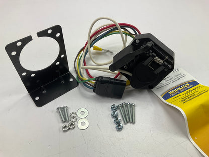 Hopkins 47175 Trailer Connector Adapter - 4 Flat To 6 Round And 4 Flat