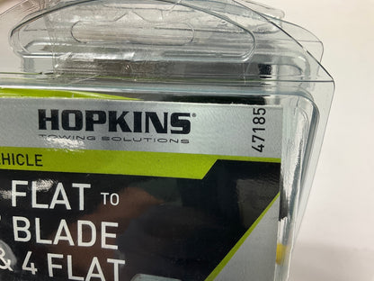 Hopkins 47185 Trailer Connector Adapter - 4 Flat To 7 Blade And 4 Flat