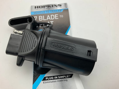 Hopkins 47355 Trailer 7 Blade To 4 Flat Adapter