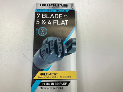 Hopkins 47385 Multi-Tow 7 Blade To 5 And 4 Flat Adapter