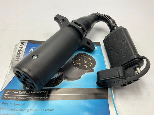 OPEN BOX - Hopkins Towing Solutions 47407  7 To 4 Wire Flat Adapter Converter