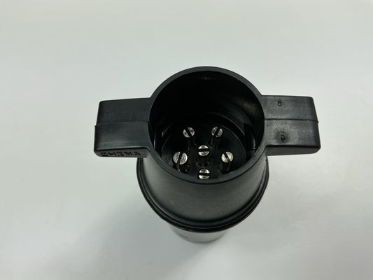 Hopkins 47445 Trailer Wire Connector Plug-In Simple 7-Round 6-Pole Round Adapter