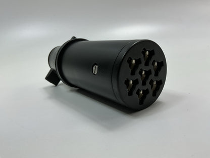Hopkins 47445 Trailer Wire Connector Plug-In Simple 7-Round 6-Pole Round Adapter