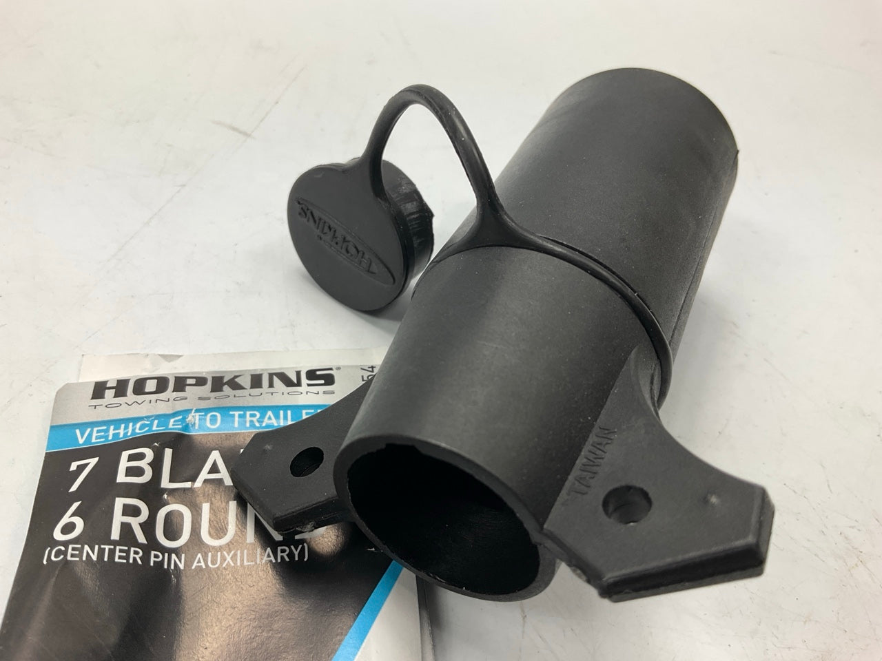 Hopkins 47545 Endurance Flex-Coil 7 RV To 6 Pole Round Trailer Lights Adapter
