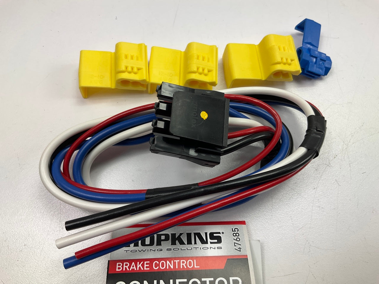 Hopkins 47685 UNIVERSAL Trailer Brake Control Wiring Harness Connector