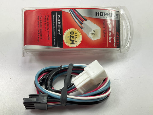 Hopkins 47815 Plug-In Simple Trailer Brake Control Wiring Harness Connector