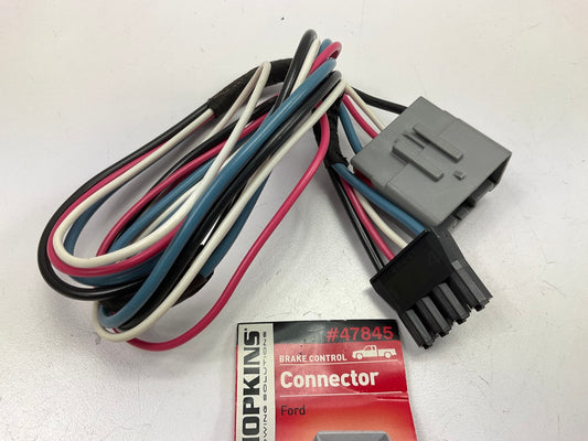 Hopkins 47845 Plug-in Simple Trailer Brake Wiring Harness Connector For Ford