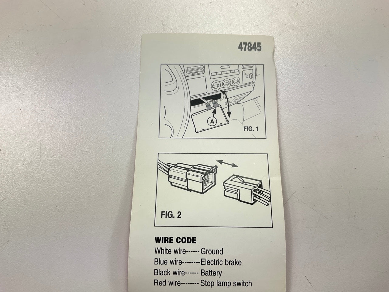 Hopkins 47845 Plug-in Simple Trailer Brake Wiring Harness Connector For Ford