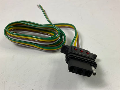 Hopkins 48055 4-Wire Flat Connector Vehicle To Trailer Wiring For LED Lights