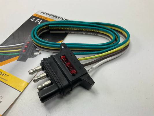 Hopkins 48133 24'' LED Test Indicating Light 4-Flat Trailer Side Wiring Connector